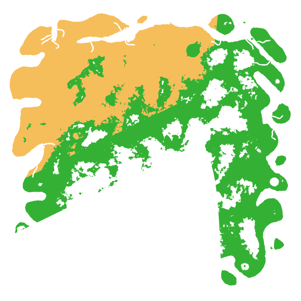 Biome Rust Map: Procedural Map, Size: 6000, Seed: 2135631793