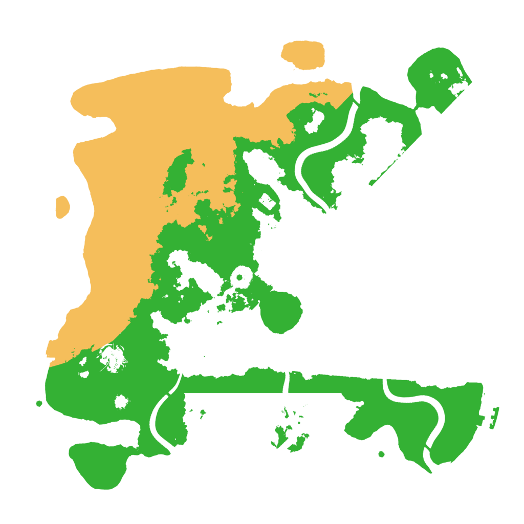 Biome Rust Map: Procedural Map, Size: 3500, Seed: 1223523