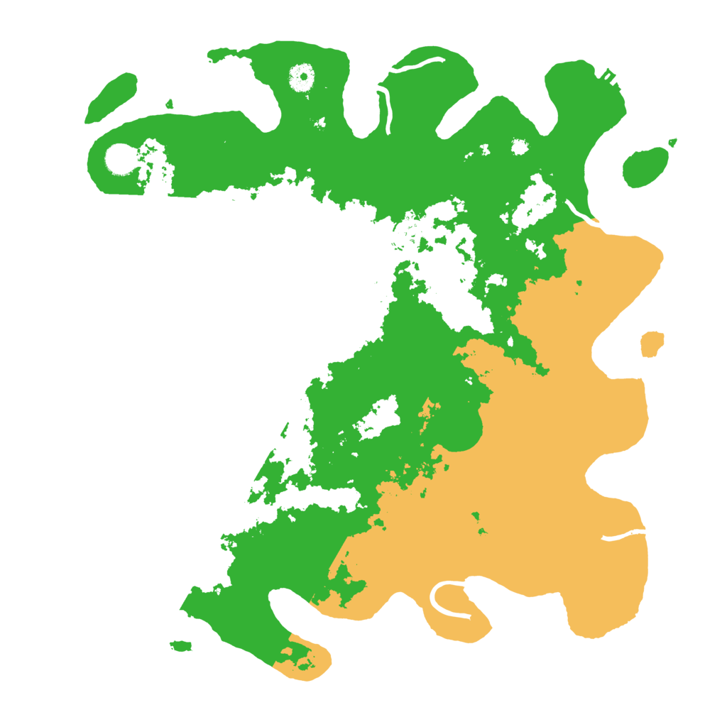 Biome Rust Map: Procedural Map, Size: 4000, Seed: 22224444