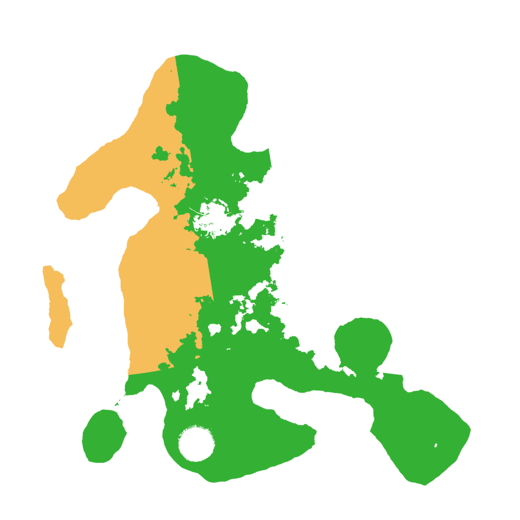 Biome Rust Map: Barren, Size: 2600, Seed: 68