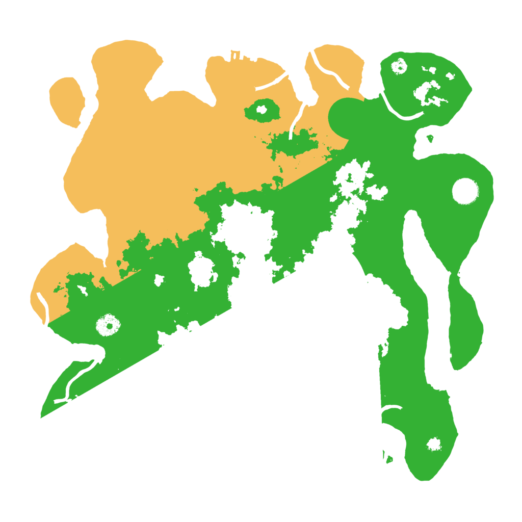 Biome Rust Map: Procedural Map, Size: 3500, Seed: 744269027