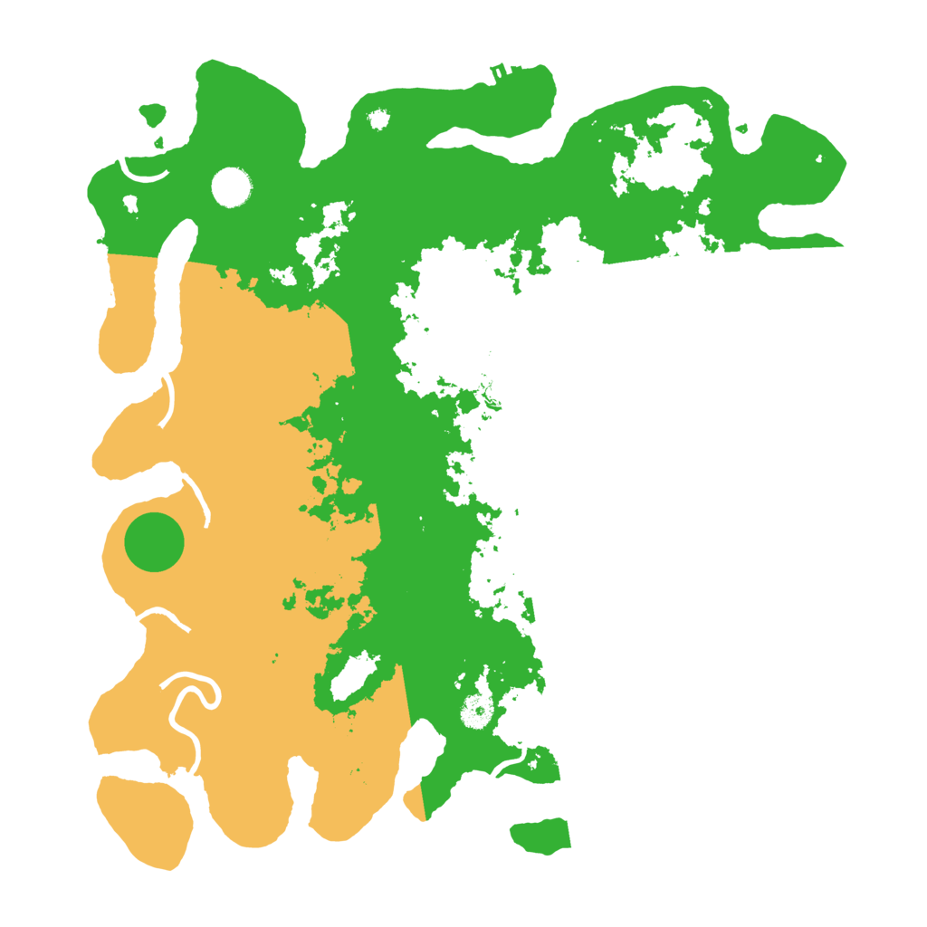 Biome Rust Map: Procedural Map, Size: 4096, Seed: 564793325