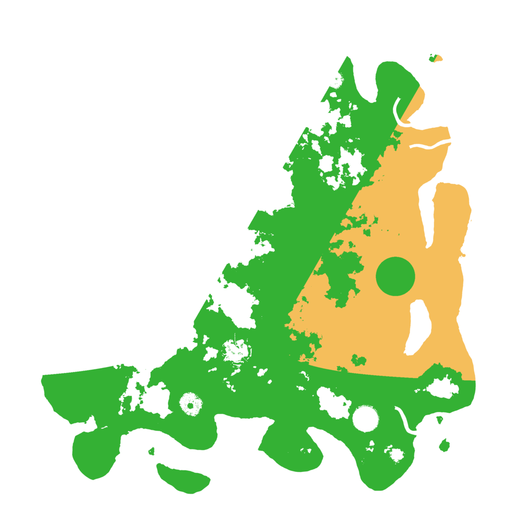 Biome Rust Map: Procedural Map, Size: 3500, Seed: 1442242996