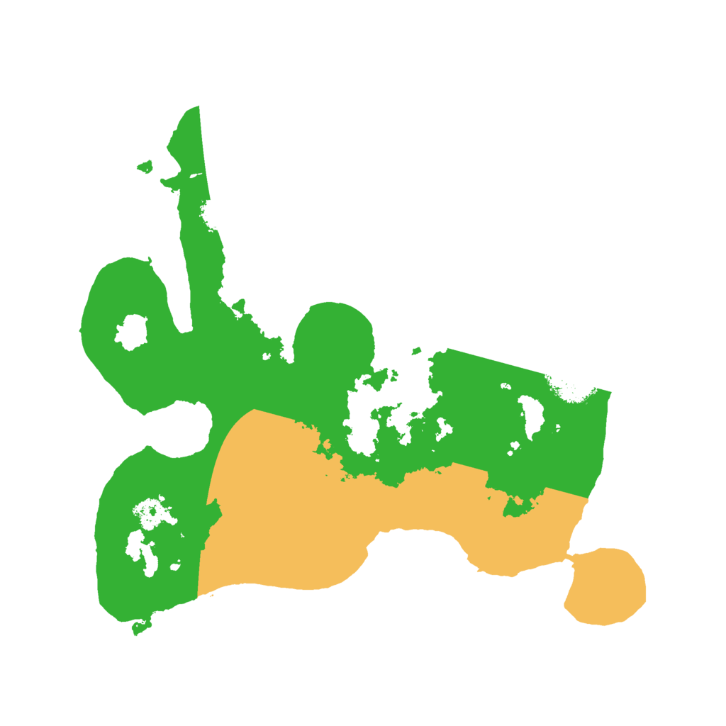 Biome Rust Map: Procedural Map, Size: 2500, Seed: 190