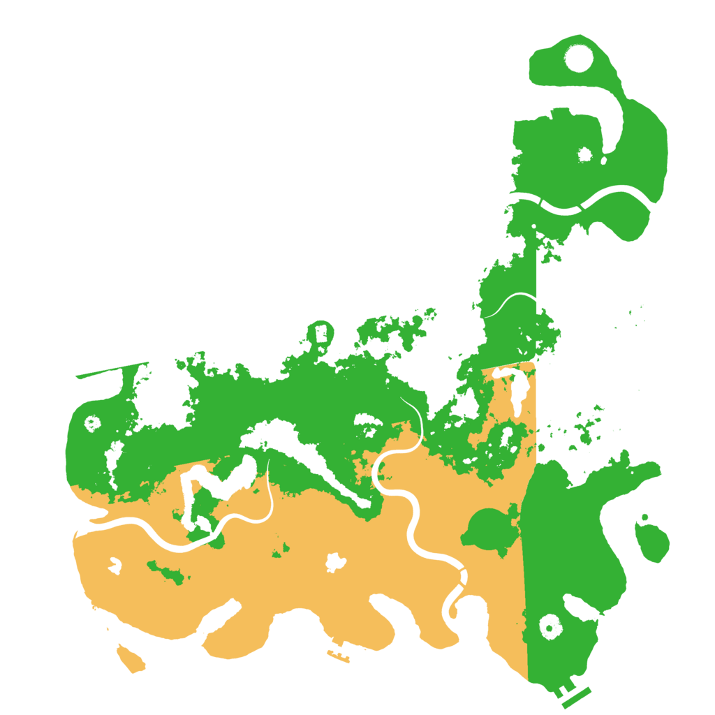 Biome Rust Map: Procedural Map, Size: 4500, Seed: 2555468