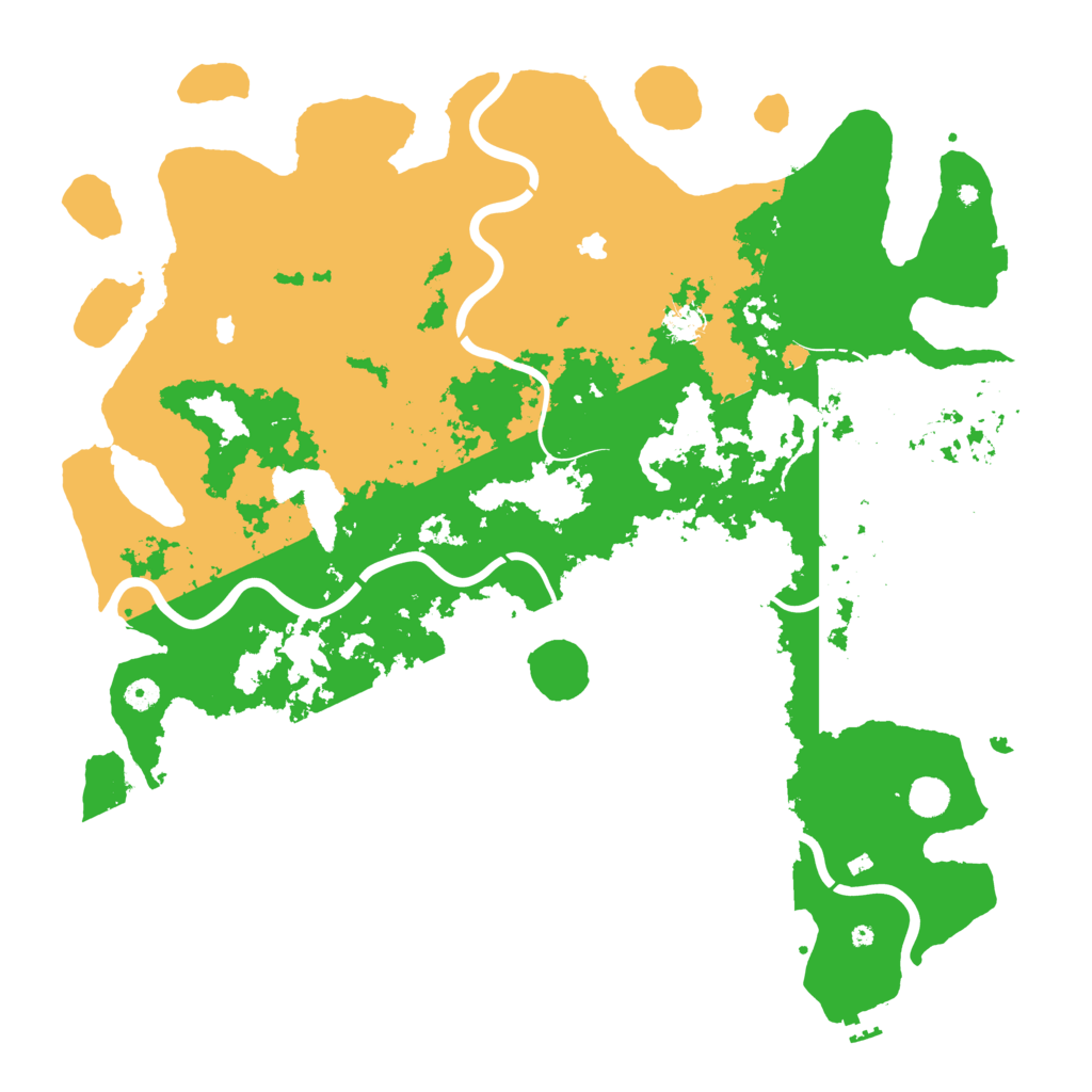 Biome Rust Map: Procedural Map, Size: 5000, Seed: 20220621