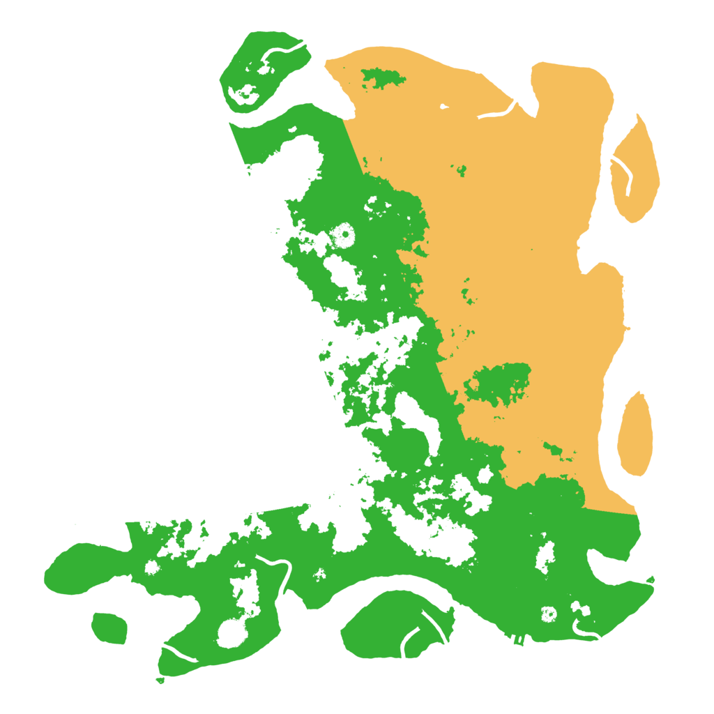 Biome Rust Map: Procedural Map, Size: 4500, Seed: 19251