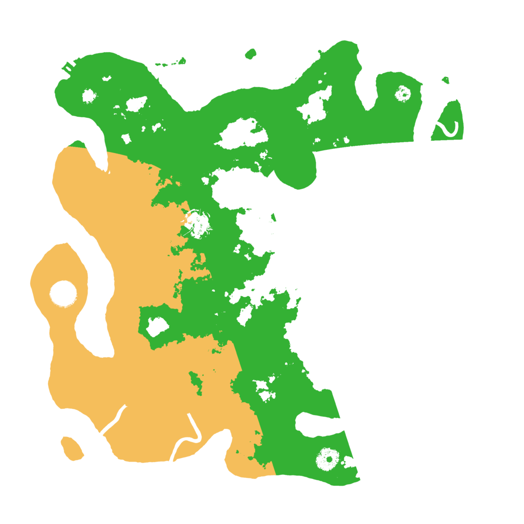 Biome Rust Map: Procedural Map, Size: 3500, Seed: 139944235