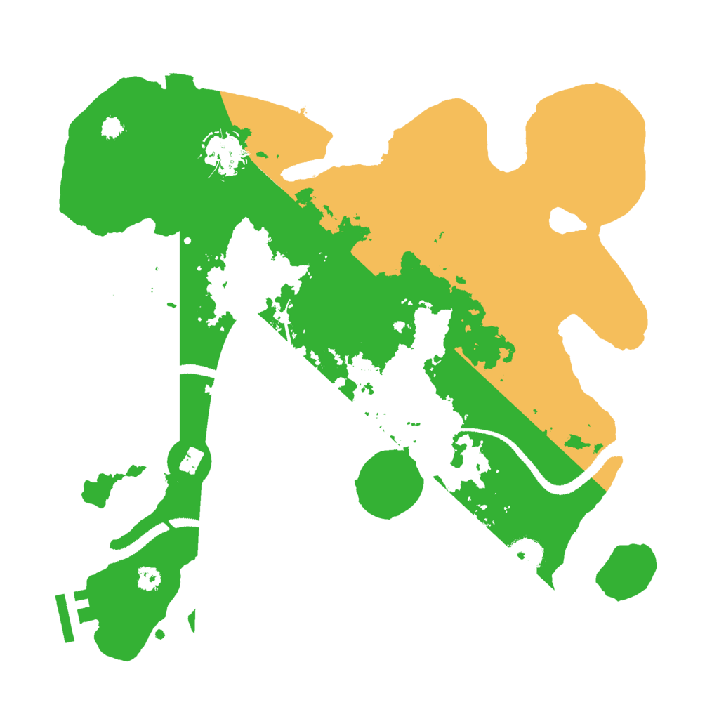 Biome Rust Map: Procedural Map, Size: 3000, Seed: 12500