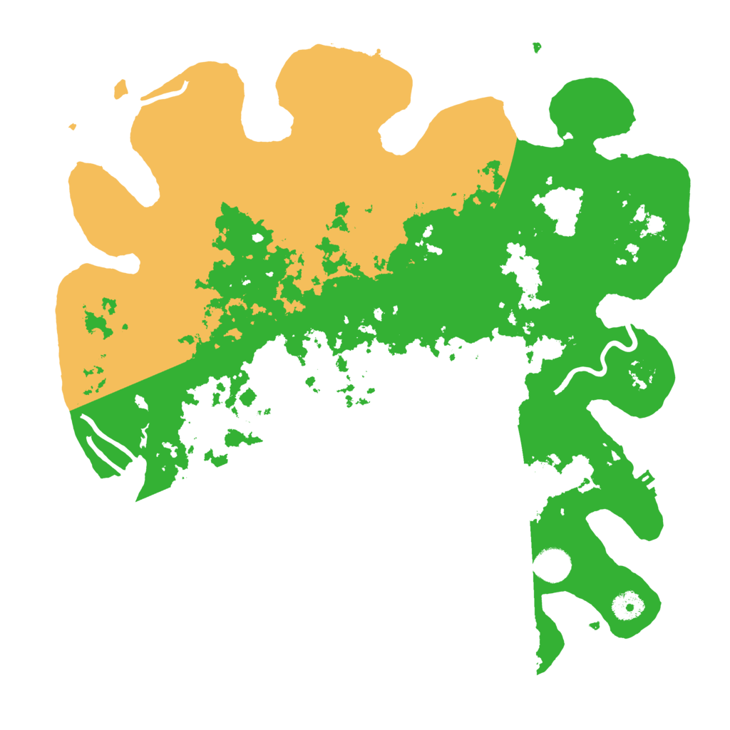 Biome Rust Map: Procedural Map, Size: 3700, Seed: 938214