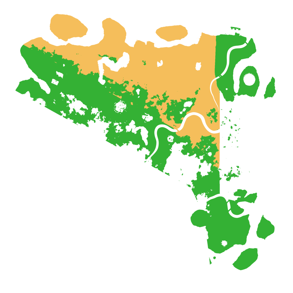 Biome Rust Map: Procedural Map, Size: 4500, Seed: 25175856