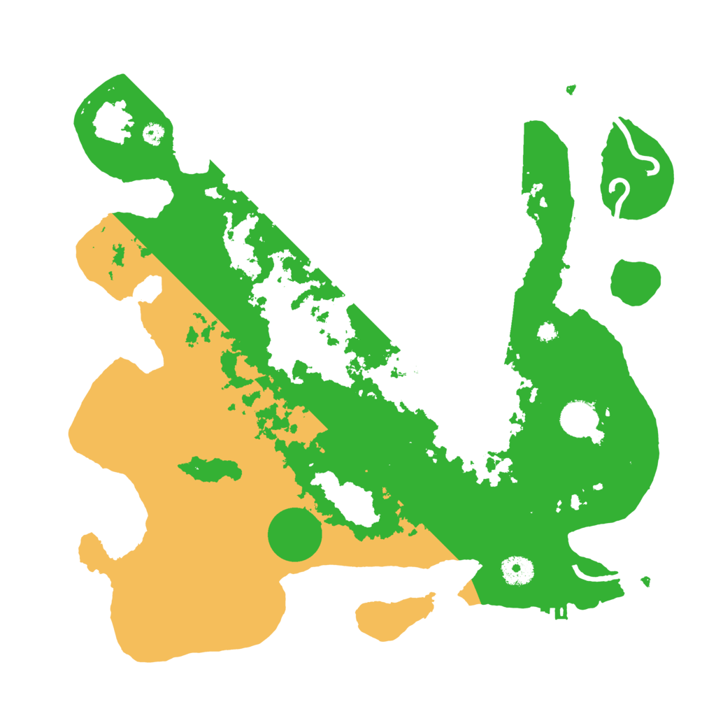 Biome Rust Map: Procedural Map, Size: 3500, Seed: 380106611