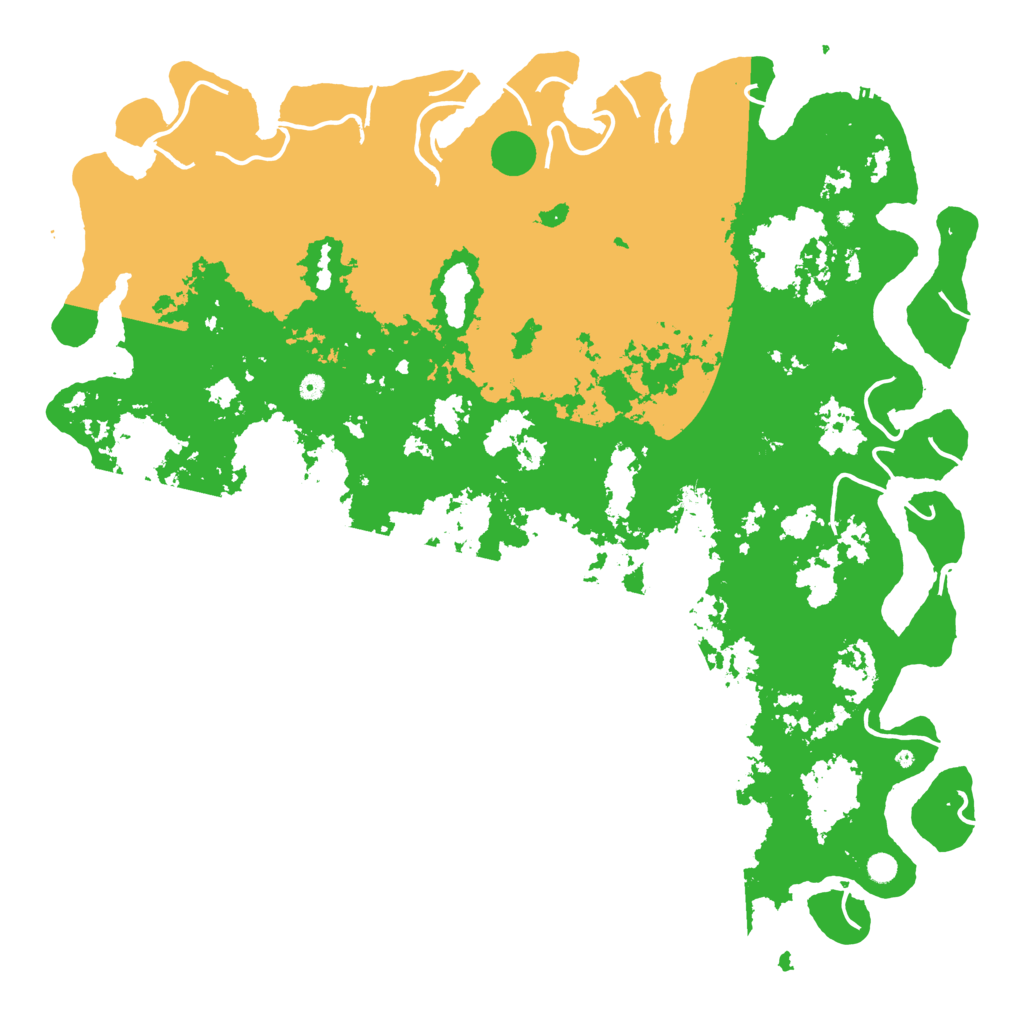 Biome Rust Map: Procedural Map, Size: 6000, Seed: 13579