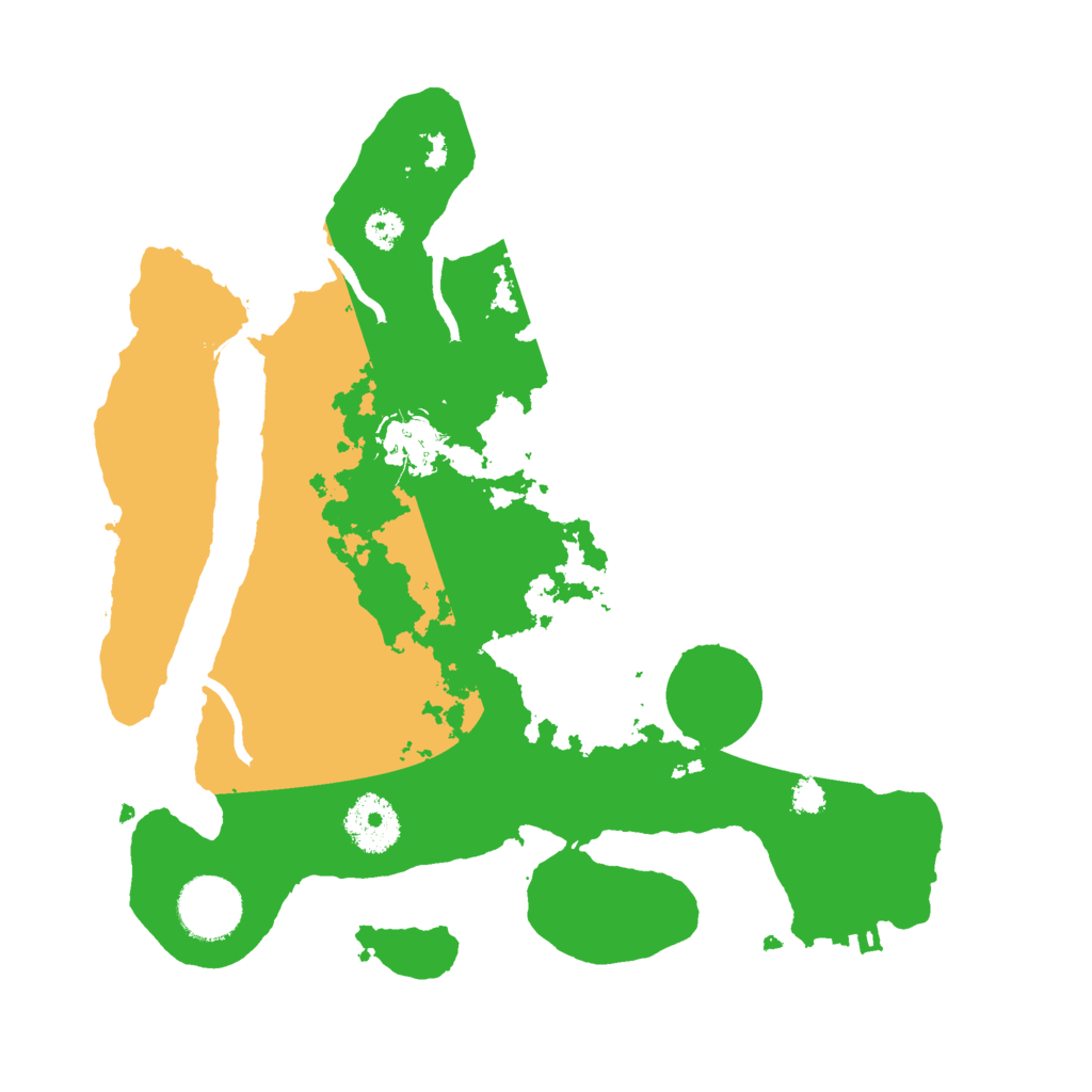 Biome Rust Map: Procedural Map, Size: 3000, Seed: 81369