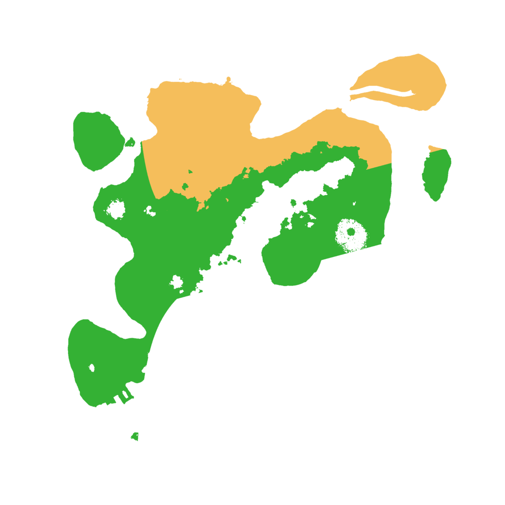 Biome Rust Map: Procedural Map, Size: 2500, Seed: 1577037919