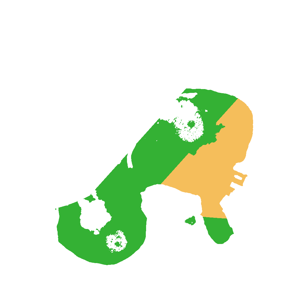 Biome Rust Map: Procedural Map, Size: 1500, Seed: 21474