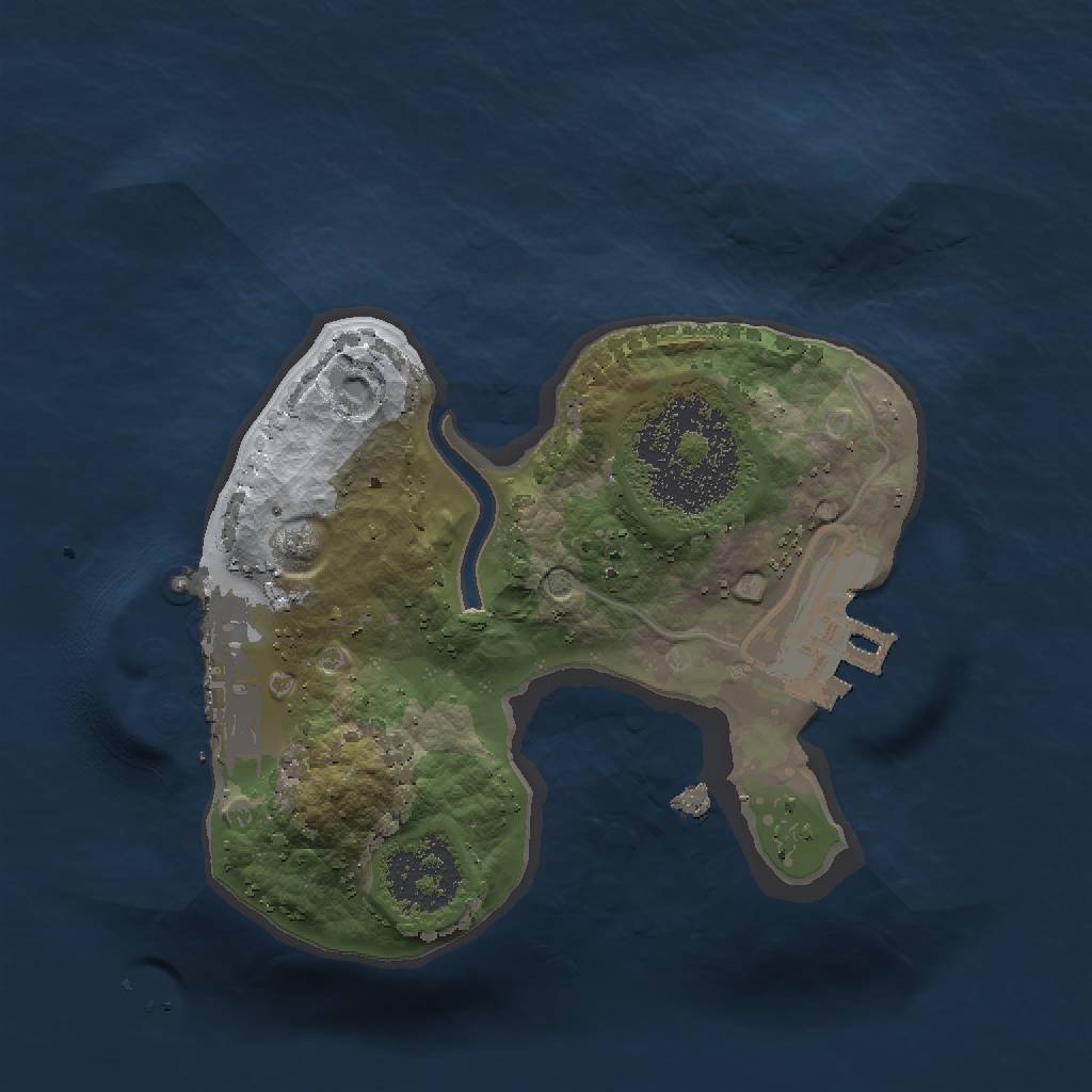 Rust Map: Procedural Map, Size: 1500, Seed: 21474, 6 Monuments
