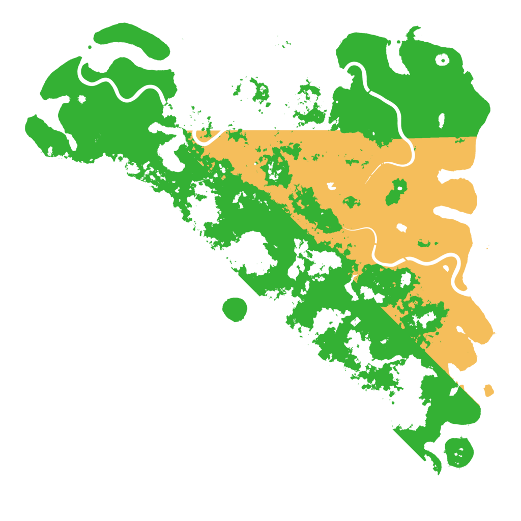 Biome Rust Map: Procedural Map, Size: 6000, Seed: 38906344
