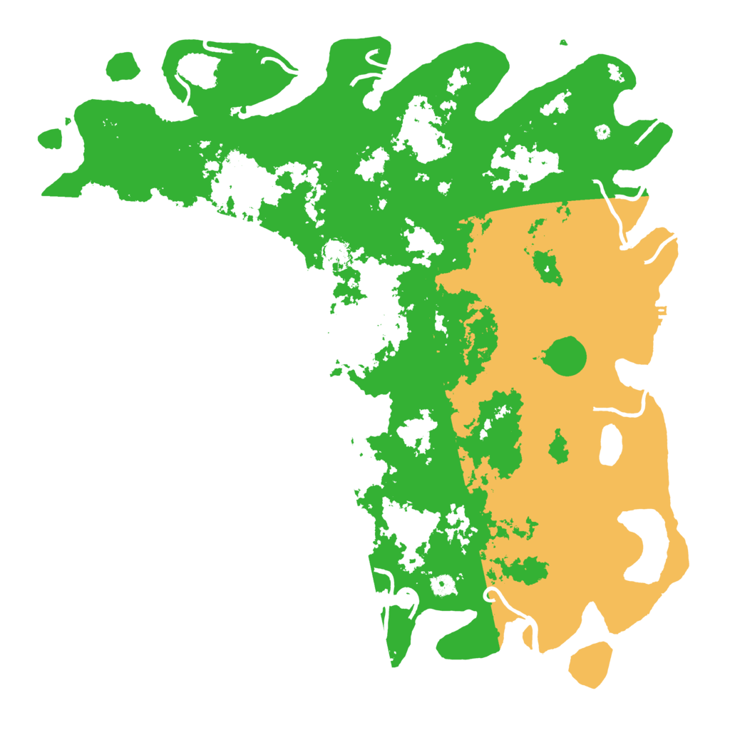 Biome Rust Map: Procedural Map, Size: 5000, Seed: 404857887