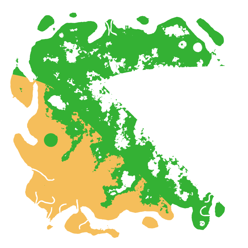 Biome Rust Map: Procedural Map, Size: 4800, Seed: 101471778