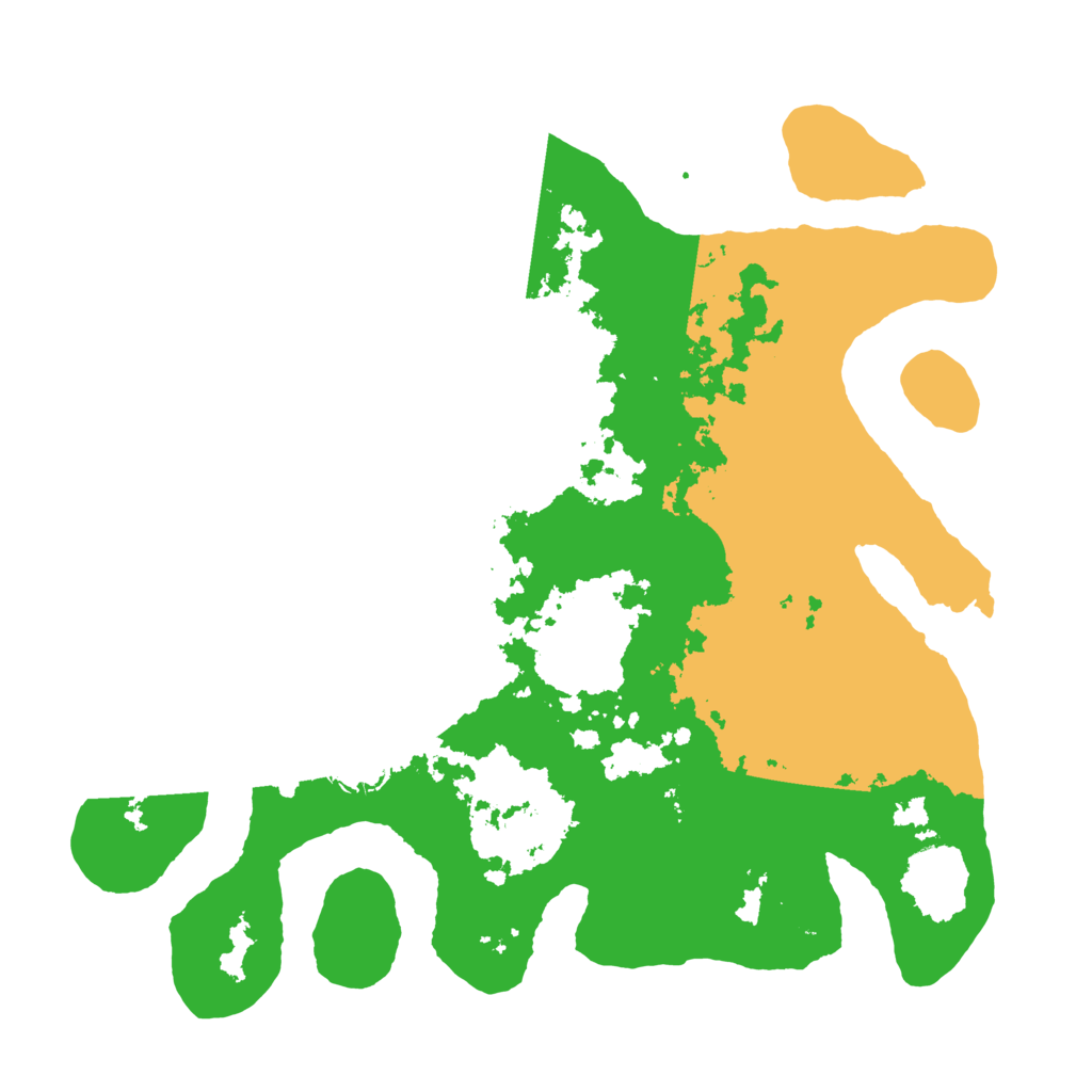 Biome Rust Map: Barren, Size: 3500, Seed: 1621396767