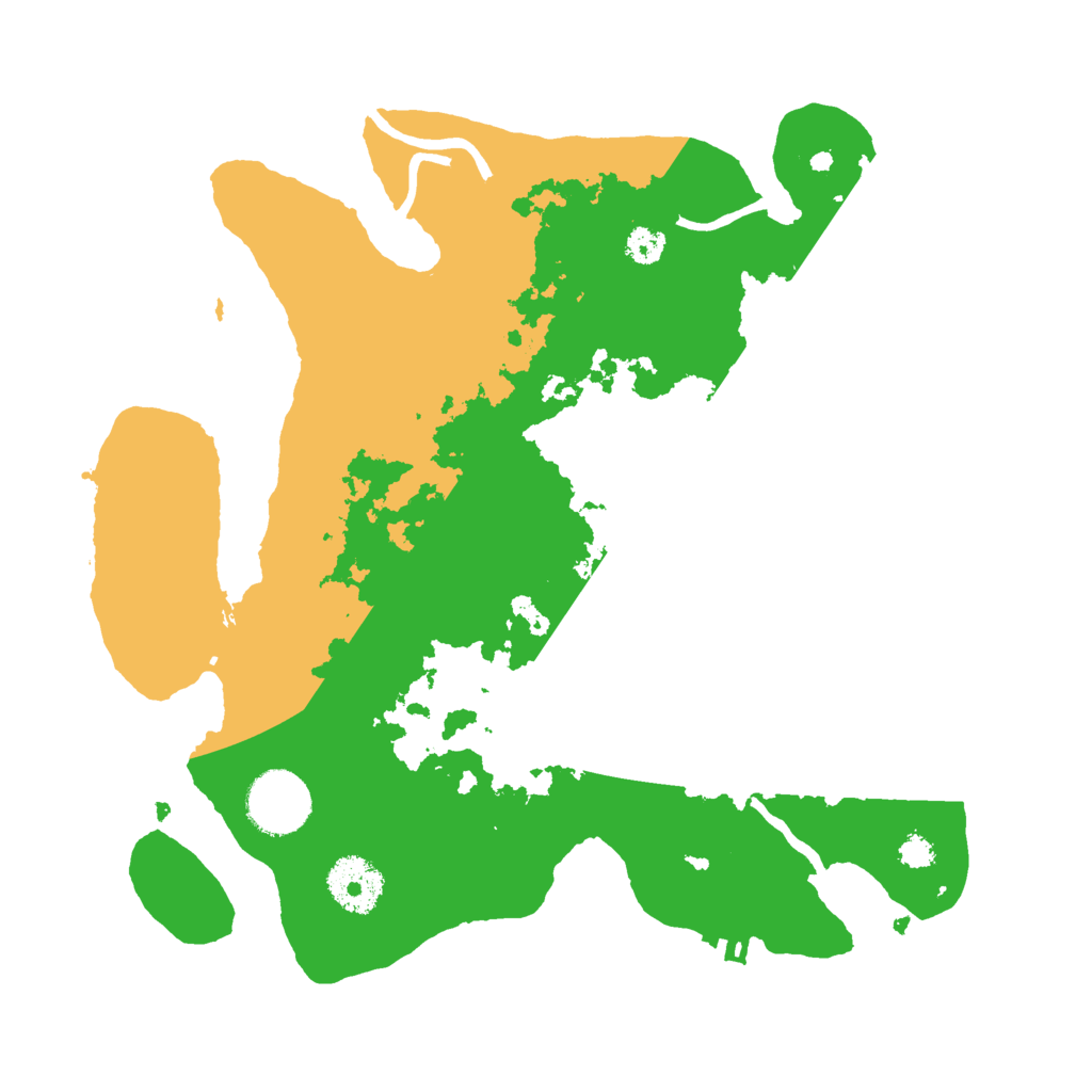 Biome Rust Map: Procedural Map, Size: 3000, Seed: 24383