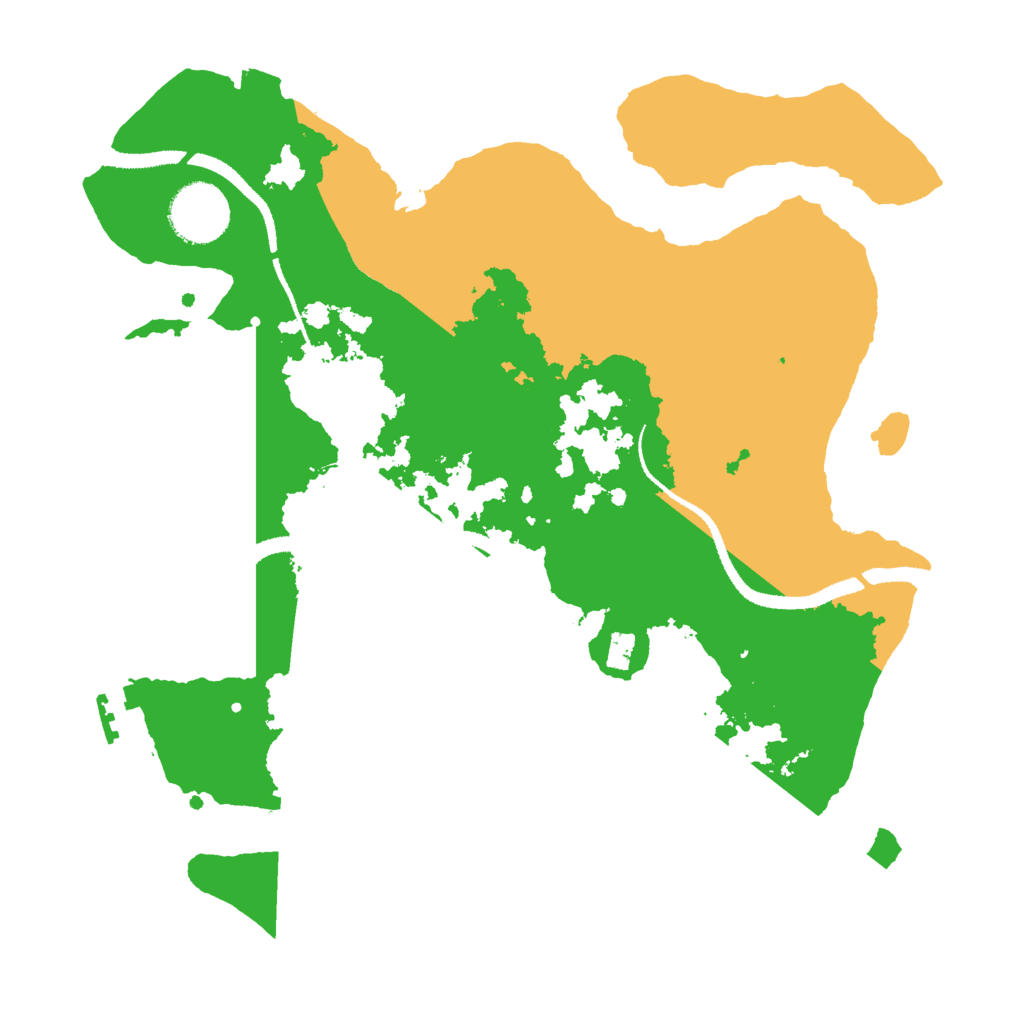 Biome Rust Map: Procedural Map, Size: 3000, Seed: 1842555195