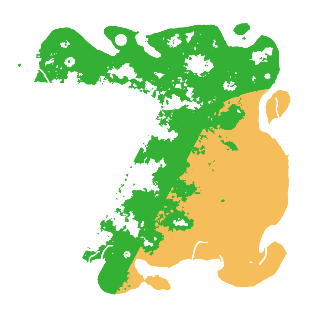 Biome Rust Map: Procedural Map, Size: 4600, Seed: 61212124