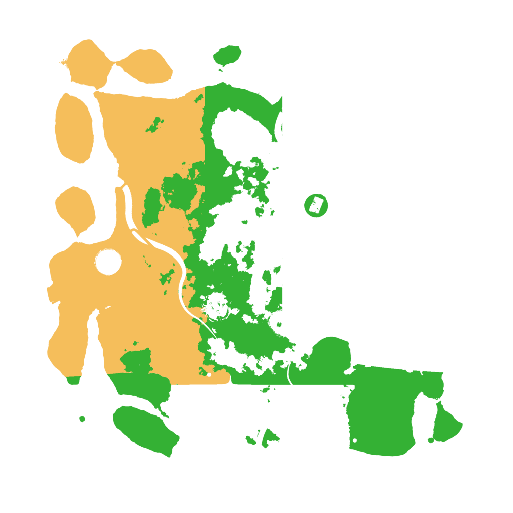 Biome Rust Map: Procedural Map, Size: 3500, Seed: 1073035453