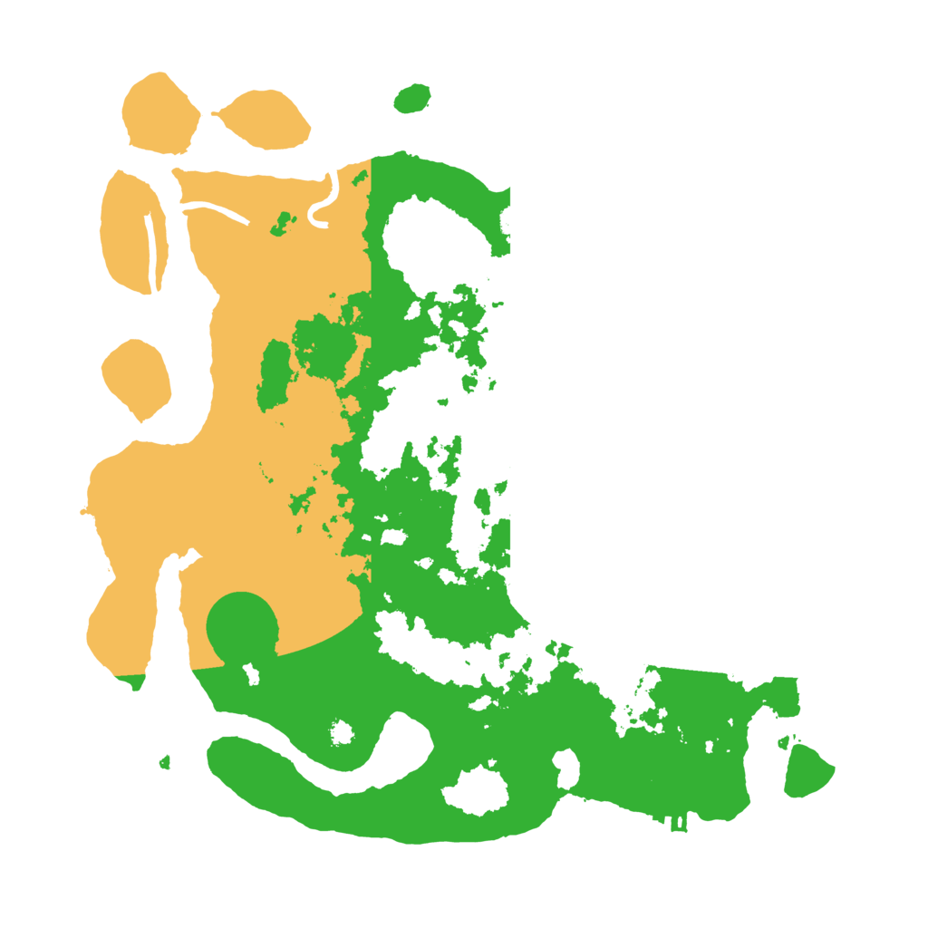 Biome Rust Map: Procedural Map, Size: 3500, Seed: 1073035453
