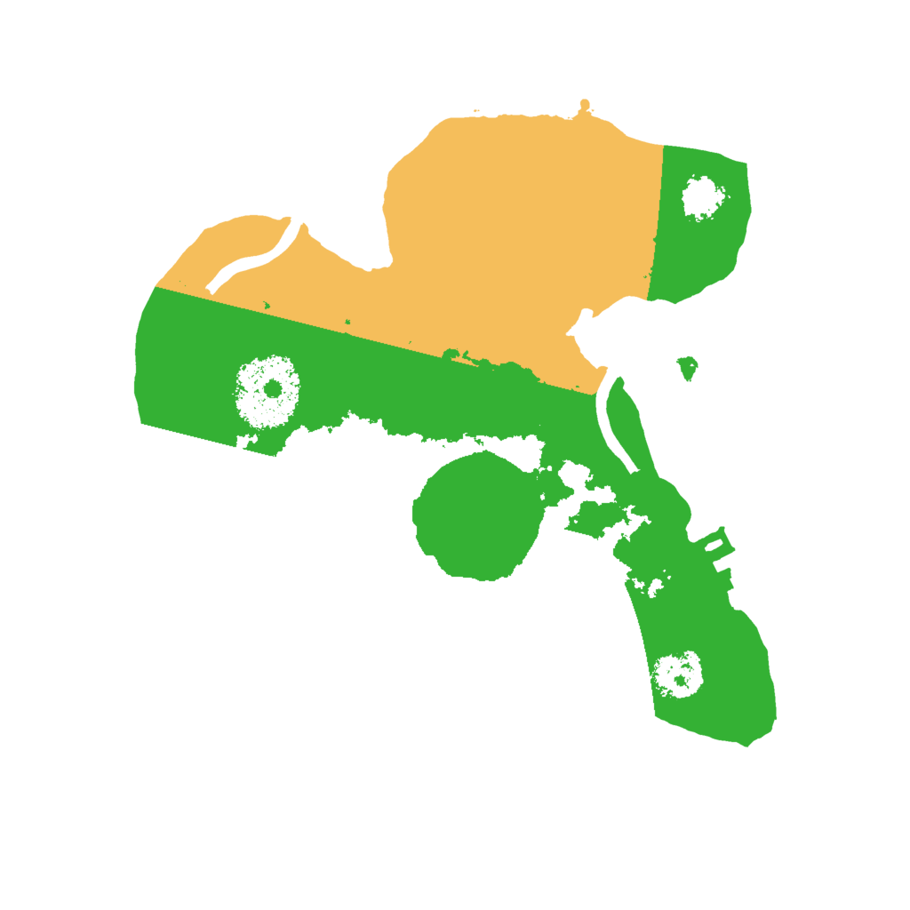 Biome Rust Map: Procedural Map, Size: 2000, Seed: 861827822
