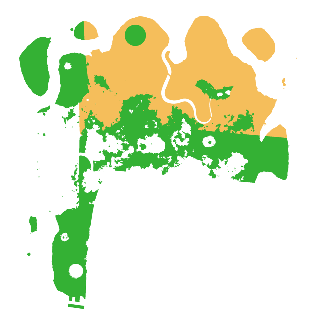 Biome Rust Map: Procedural Map, Size: 3950, Seed: 561186470