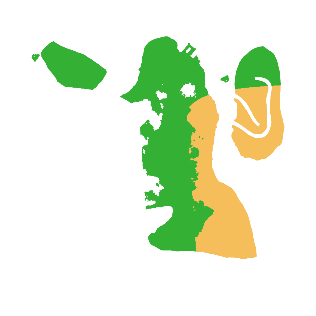 Biome Rust Map: Procedural Map, Size: 2000, Seed: 646