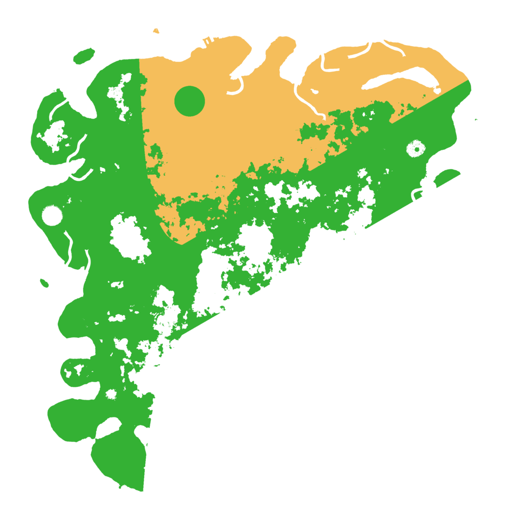 Biome Rust Map: Procedural Map, Size: 4500, Seed: 151406