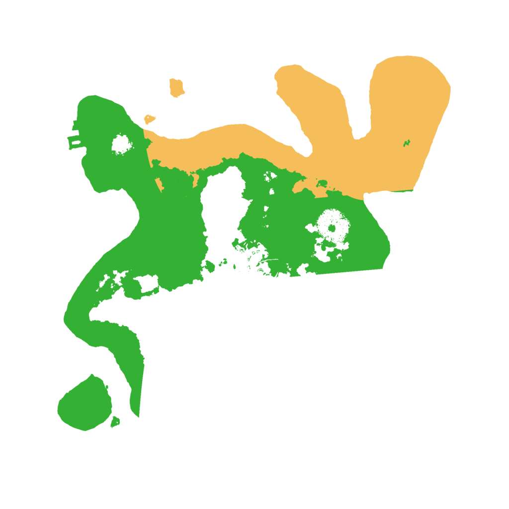 Biome Rust Map: Procedural Map, Size: 2400, Seed: 697233