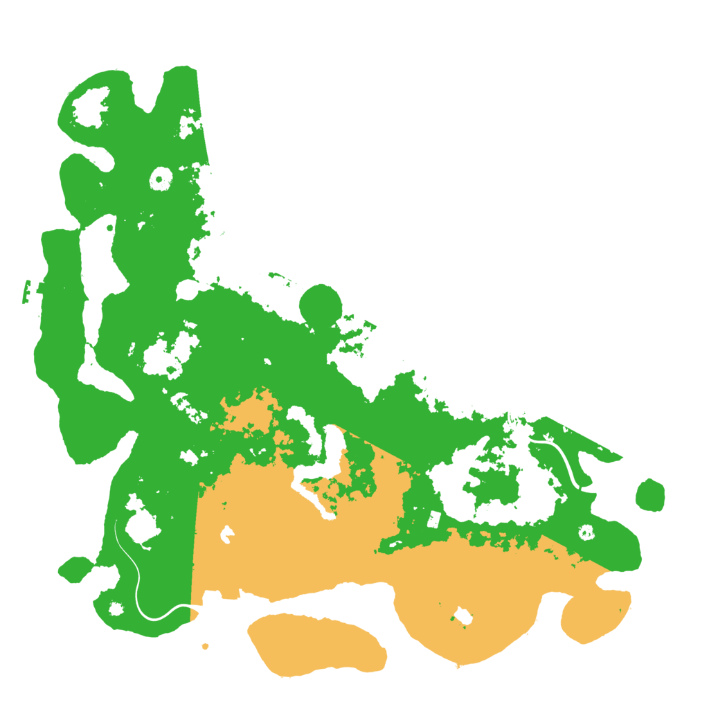 Biome Rust Map: Procedural Map, Size: 4500, Seed: 1220110492