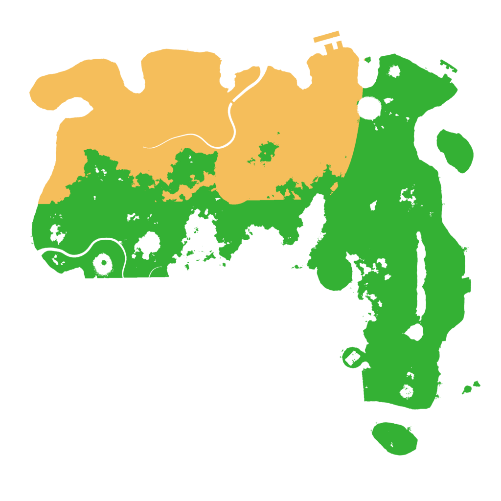 Biome Rust Map: Procedural Map, Size: 3850, Seed: 968428517
