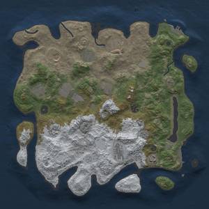 Thumbnail Rust Map: Procedural Map, Size: 3850, Seed: 968428517, 20 Monuments