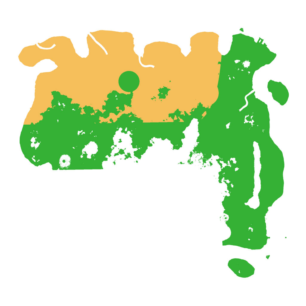 Biome Rust Map: Procedural Map, Size: 3850, Seed: 968428517