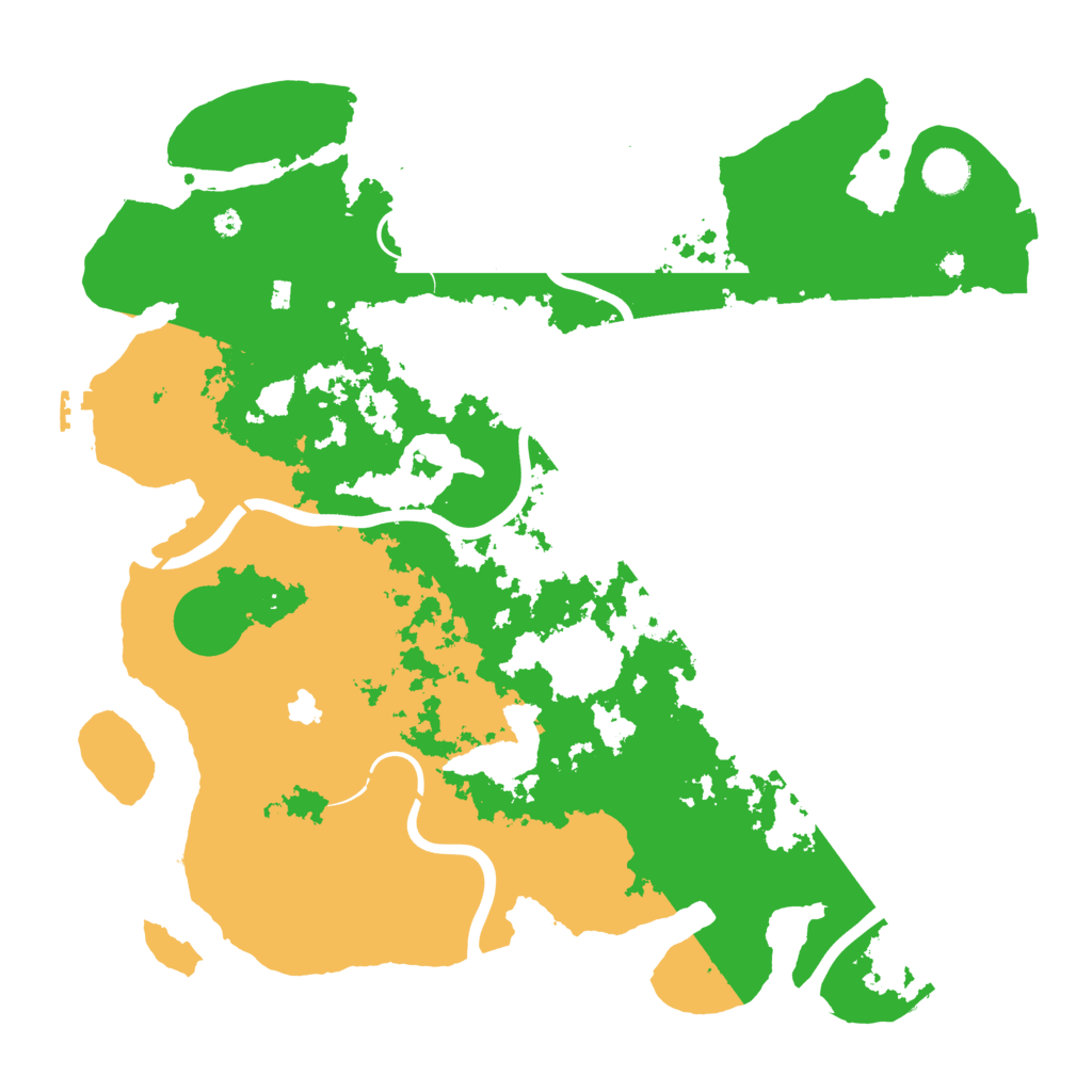 Biome Rust Map: Procedural Map, Size: 4100, Seed: 133658