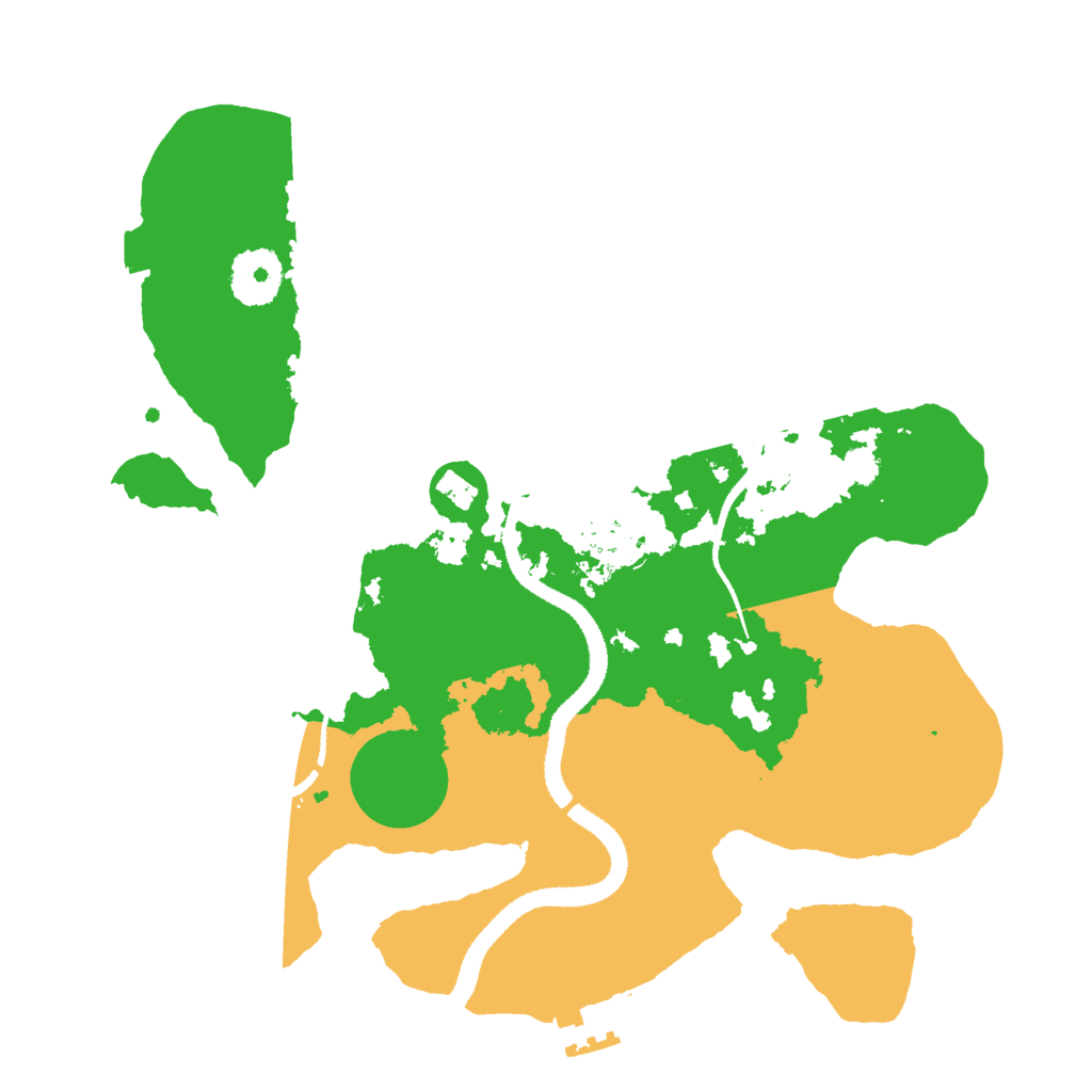 Biome Rust Map: Procedural Map, Size: 3000, Seed: 528920957