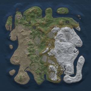 Thumbnail Rust Map: Procedural Map, Size: 3750, Seed: 1911522377, 20 Monuments