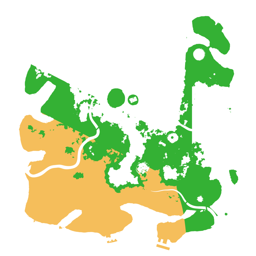 Biome Rust Map: Procedural Map, Size: 3850, Seed: 41433901