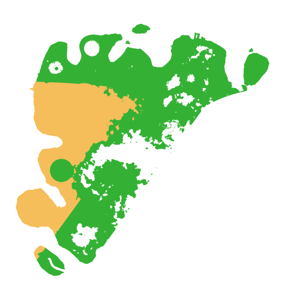 Biome Rust Map: Procedural Map, Size: 3500, Seed: 1463305380