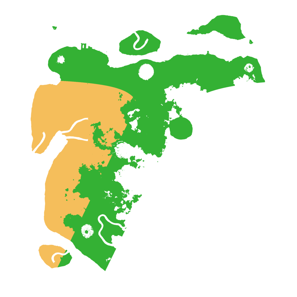 Biome Rust Map: Procedural Map, Size: 3500, Seed: 1430569348