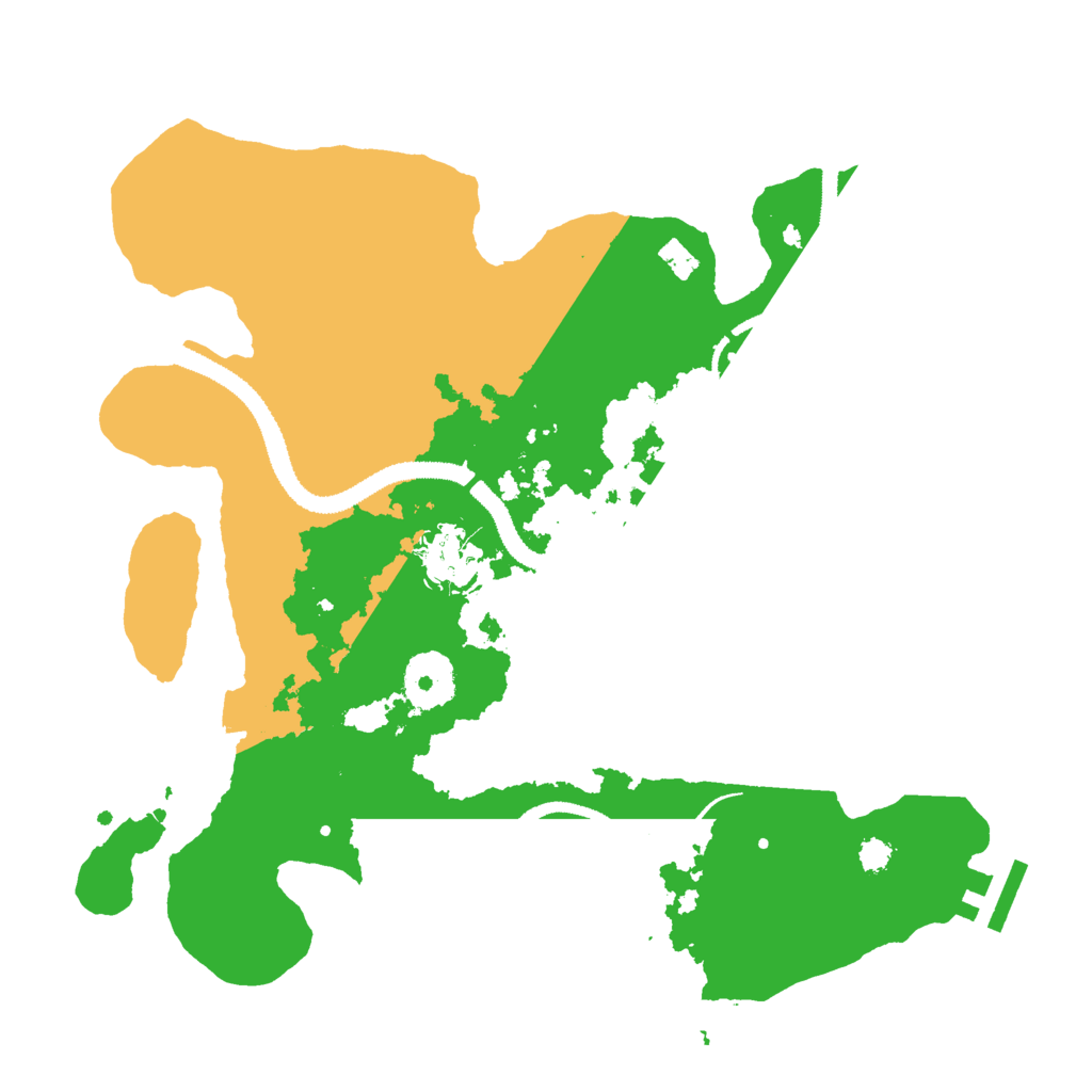 Biome Rust Map: Procedural Map, Size: 3000, Seed: 27729