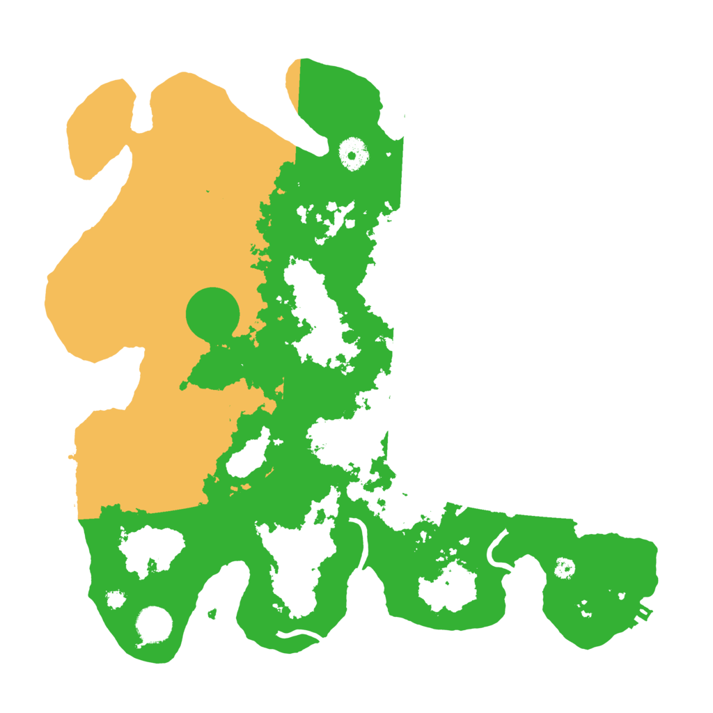 Biome Rust Map: Procedural Map, Size: 3500, Seed: 745333689