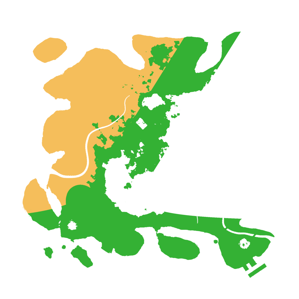 Biome Rust Map: Procedural Map, Size: 3000, Seed: 5670