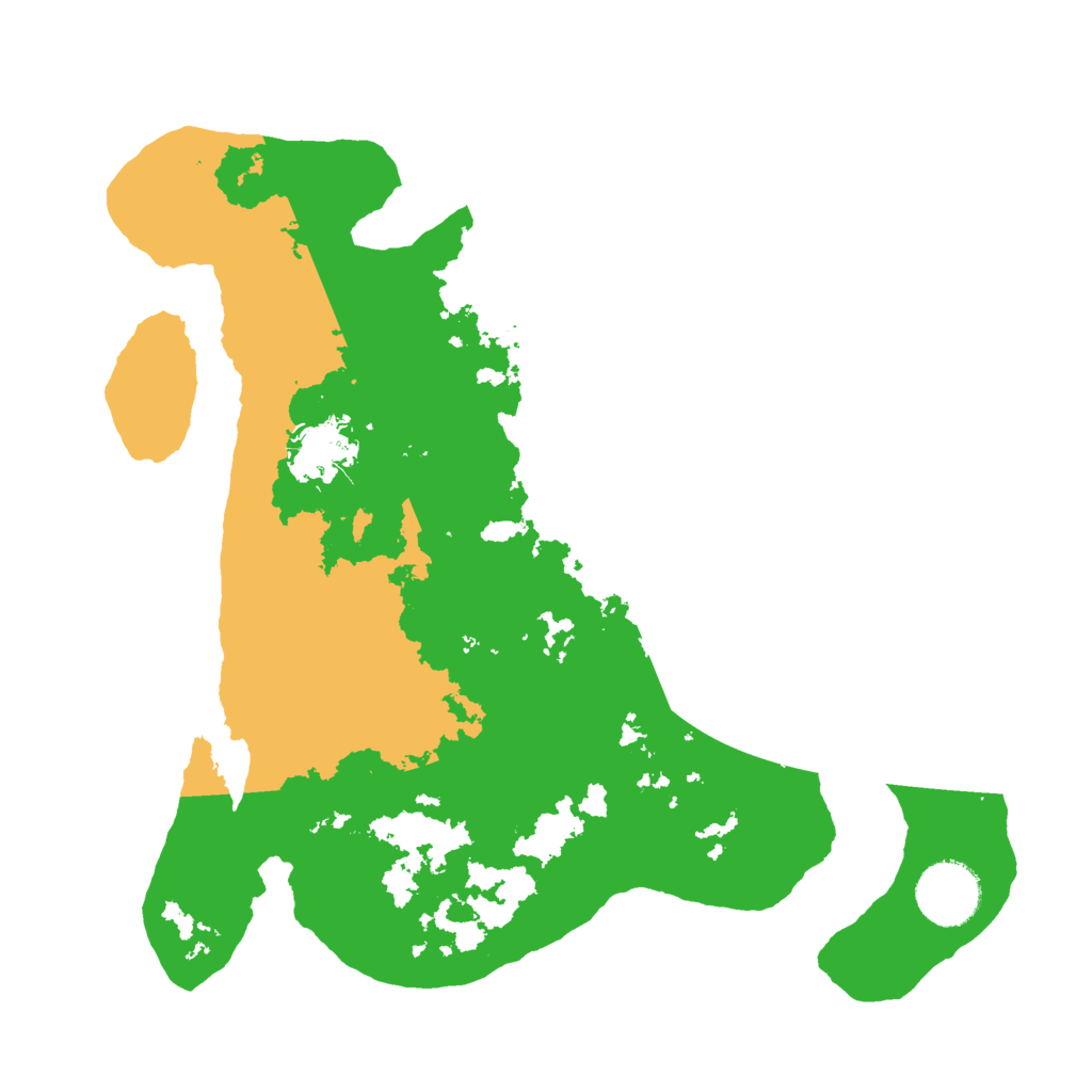 Biome Rust Map: Barren, Size: 3000, Seed: 1268595441