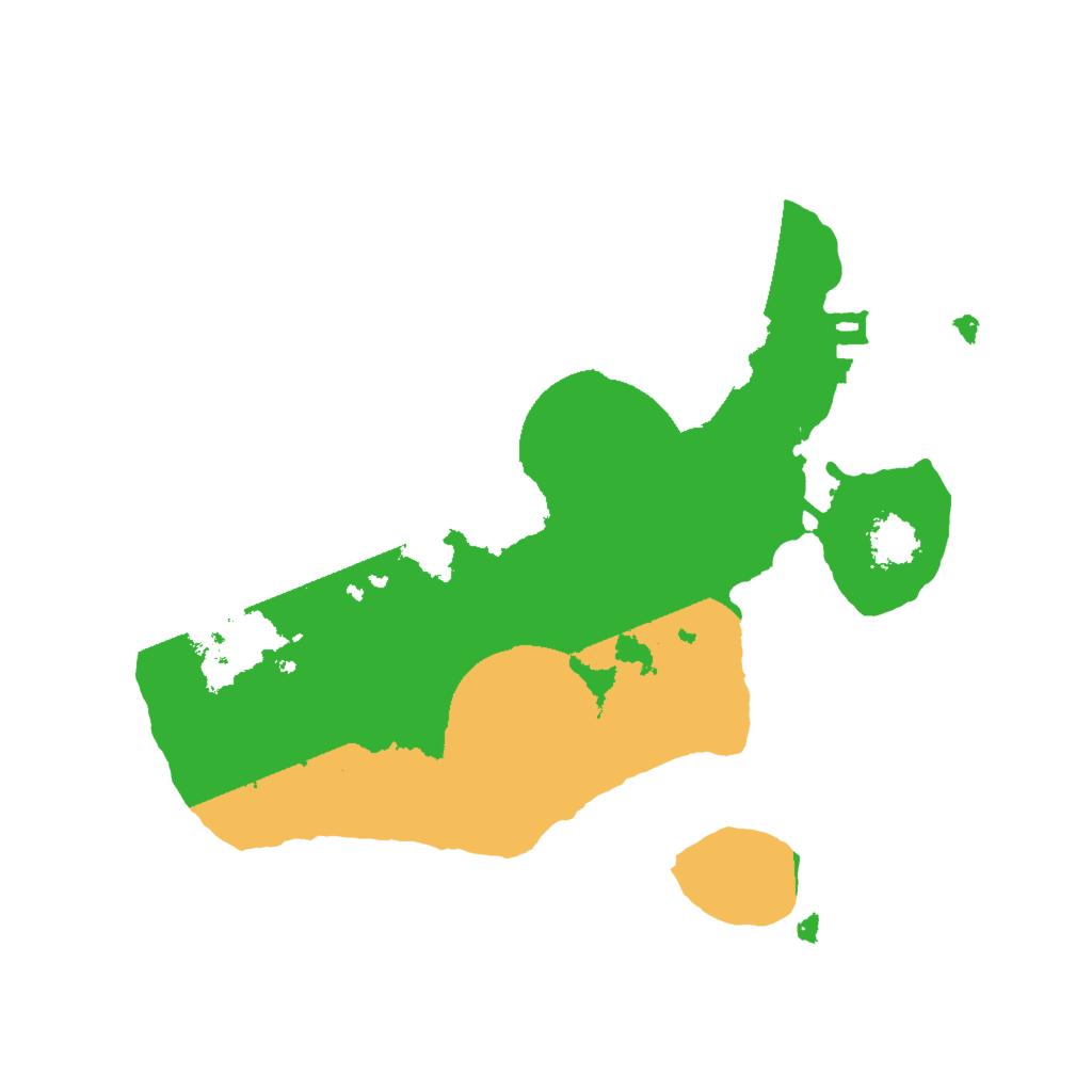 Biome Rust Map: Procedural Map, Size: 2000, Seed: 5555555